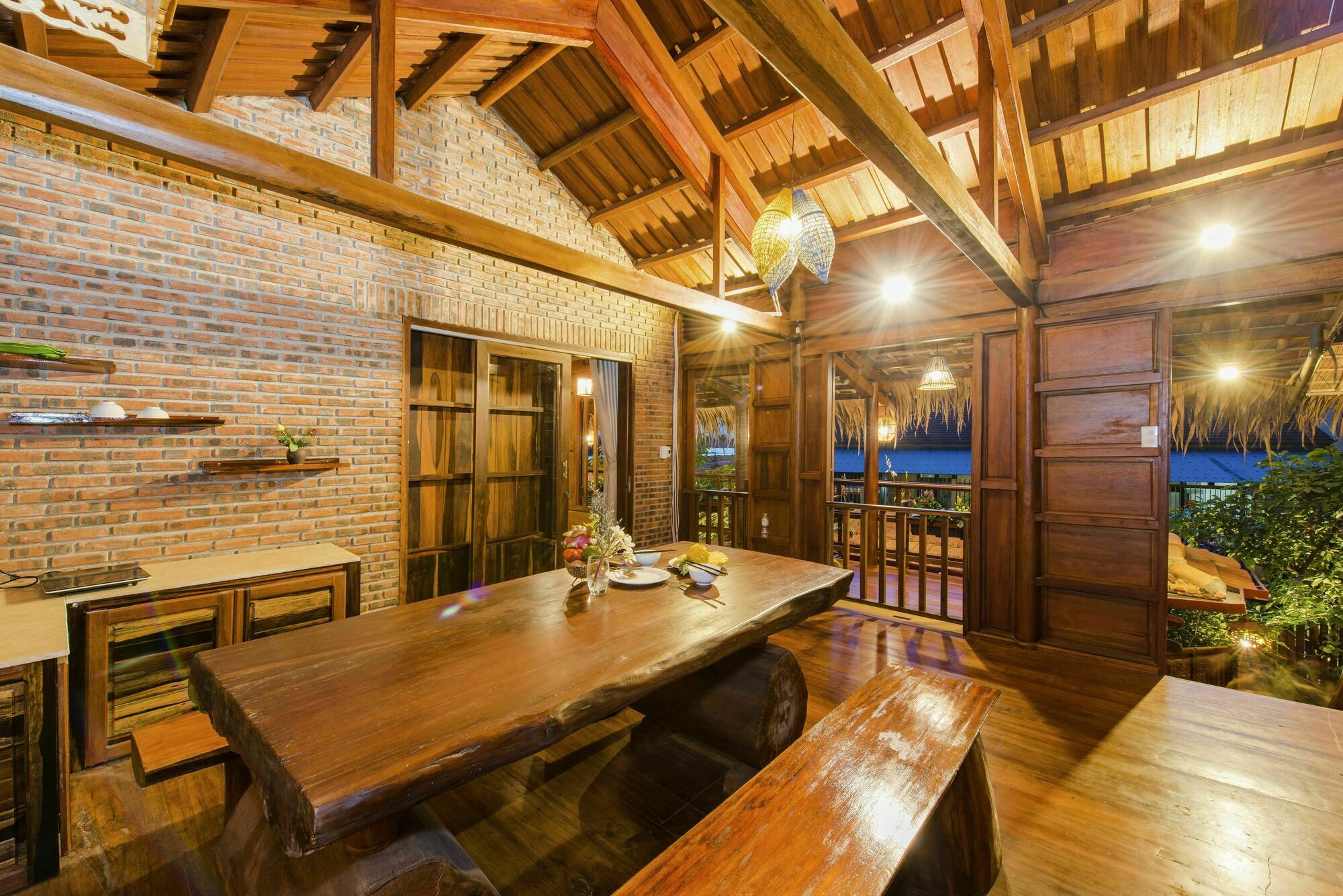 Wooden Lodge Homestay Hoian Хойан Экстерьер фото